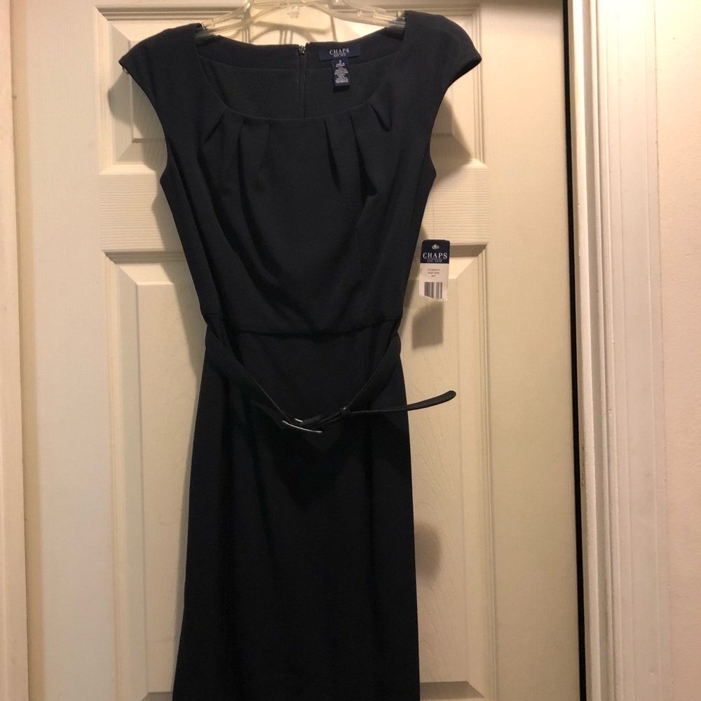 Chaps navy dress